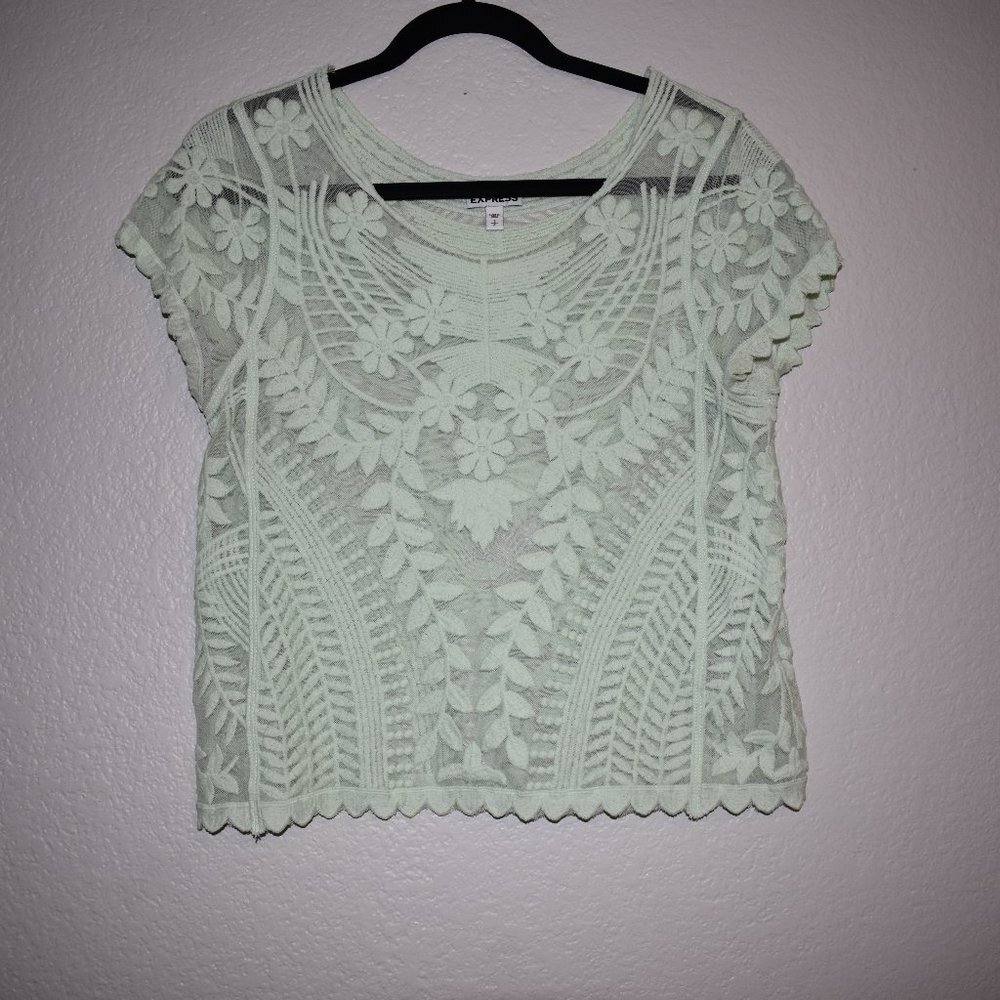 Express Teal Shirt